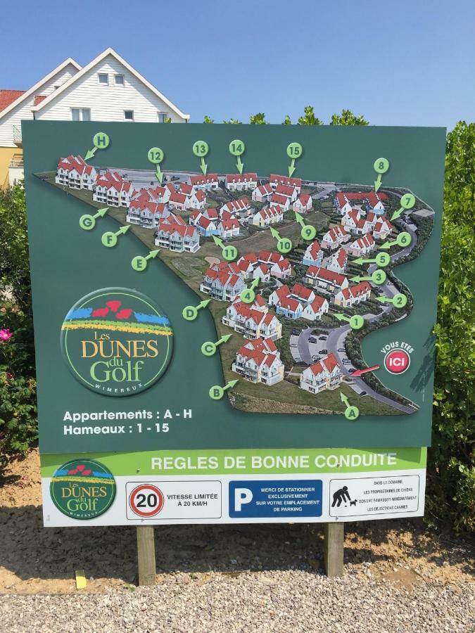 Les Dunes Du Golf First Line Sea View App Block B 1-3 Wimereux Eksteriør billede